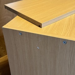 木目調　カラーボックス
の画像