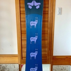 スノーボード　板　155センチ　カモシカの画像