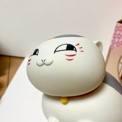 新品ニャンコ先生 ソフビ貯金箱 新品 2010年 夏目友人帳 貯金箱 フィギュアの画像