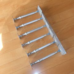 鋼製束 6本セット 350mm～ 35cm～ 床束 金属束 建築材料 住宅建築 大工の画像