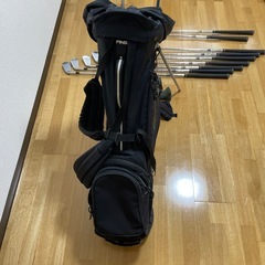 ゴルフバッグとクラブ
の画像