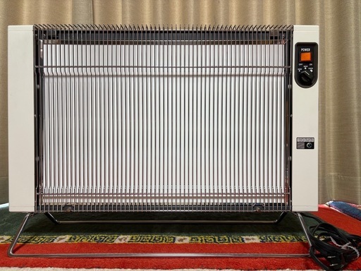 【美品】1200w サンラメラ　遠赤外線　セラミックヒーター　パネルヒーター
