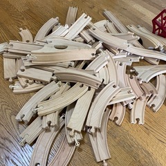 木製レール　　おもちゃの画像