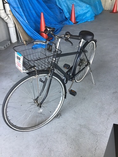 ●販売終了●現状品　27インチ自転車　変速機付き　カギつき　中古品