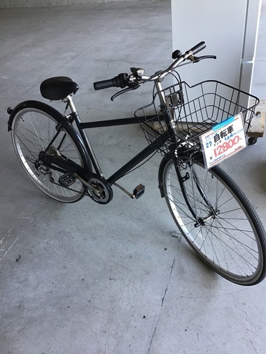 ●販売終了●現状品　27インチ自転車　変速機付き　カギつき　中古品