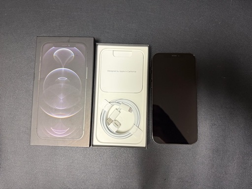 美品iPhone12Pro 128GB グラファイト SIMフリーアイフォーン　Apple