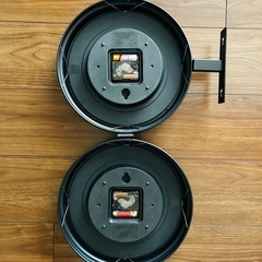 おしゃれおしゃれ壁掛け両面時計の画像