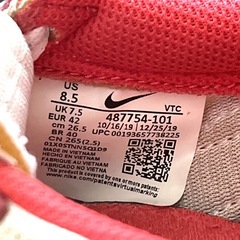 26.5㎝ NIKE ランニングシューズの画像