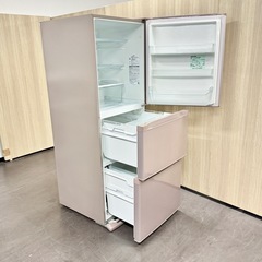 A1617🌟配送♻️設置可能‼️2017年製東芝　3ドア　330L 冷蔵庫 GR-K33S (NP) 動作確認✅保証有り⭕️の画像