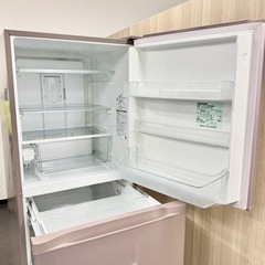 A1617🌟配送♻️設置可能‼️2017年製東芝　3ドア　330L 冷蔵庫 GR-K33S (NP) 動作確認✅保証有り⭕️の画像