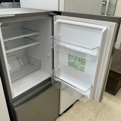 リユースのサカイ東金店 AQUA 冷蔵庫 19年製 126L ※ゴムパッキン取れない汚れあり TJ15201の画像
