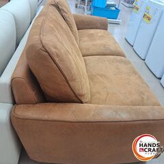 ✨値下げ✨中古　２～３人掛け ソファー　※ヘコミ・汚れ有り【自己運搬】✨うるま市田場✨の画像