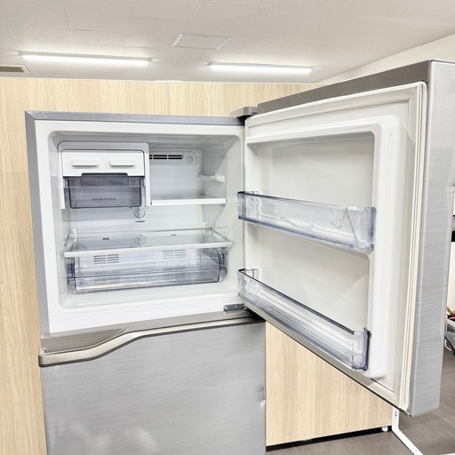 A1618?配送♻️設置可能‼️2019年製パナソニック2ドア　248L 冷蔵庫NR-B250T-SS?動作確認✅保証有り⭕️