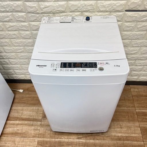 配送設置0円で?洗濯機分解洗浄済み✨5.5kg‼️