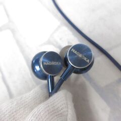 ( M-920 )ナガオカ Bluetooth ワイヤレスイヤホン NAGAOKA-BT826 USB Type-B充電 ブルー 青 中古 動作確認済みの画像