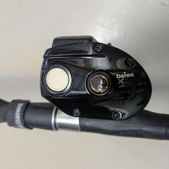 Daiwaダイワ X300 TANASENSOR SOKOKARA COUNTER II リール  と  Daiwaインターライン帆影 50-230の画像