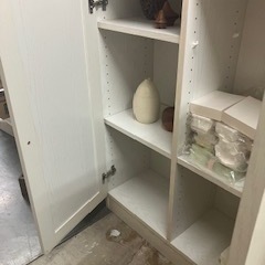 ニトリ収納棚美品の画像