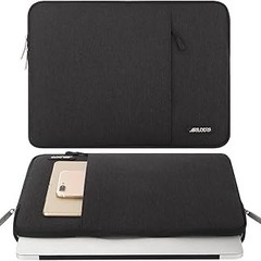 新品！MOSISO ラップトップ スリーブバッグ、対応機種 Laptop 13.3インチ、ポリエステル 撥水 保護 縦型ケース ポケット付き(ブラック)の画像