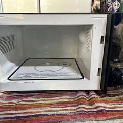 TWINBIRD(ツインバード) 電子レンジ 20L フラットテーブル 単機能ブラック DR-E273Bの画像