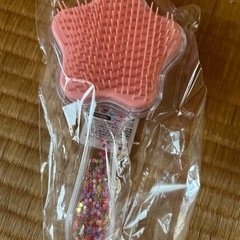 ヘアブラシ 星レインボー新品の画像