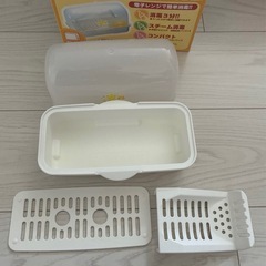 ★★美品★★電子レンジ用哺乳瓶消毒器の画像