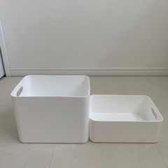 収納ケース2種、１０点 小物入れ　整理整頓の画像