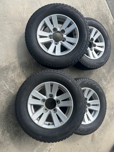 ジムニーJB43純正ホイール、スタッドレス4本
