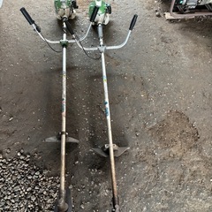 ガソリンエンジン草刈り機2台セットの画像
