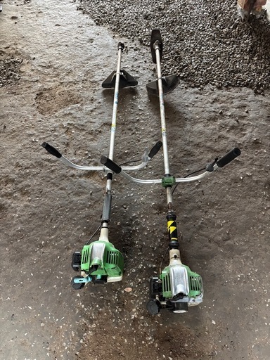 ガソリンエンジン草刈り機2台セット