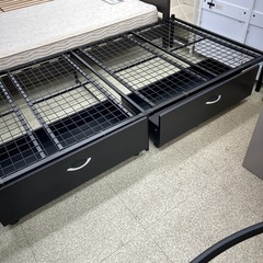 リユースのサカイ東金店 NITORIシングルベッド (引き出し2個付き) ※剥がれあり TJ15210の画像