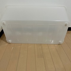 アイリスオーヤマ 衣装ケース ローラー付きの画像