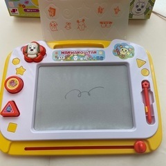 美品 箱付 いないいないばぁ ワンワンとうーたん♪のびのびおえかきボードの画像