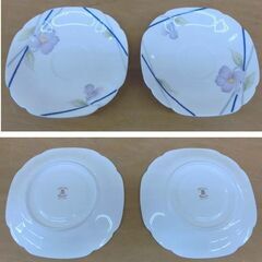 maruri マルリ 花柄 カップ＆ソーサー 2客 ボーンチャイナ 日本製 レトロ 札幌 西野店の画像