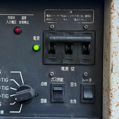 ◯簡易チェックのみ パナソニック TIG溶接機 インバーター制御 TIG STAR WX III 200 YC-200WX3 トーチケーブルセット■ジモティ姫路の画像