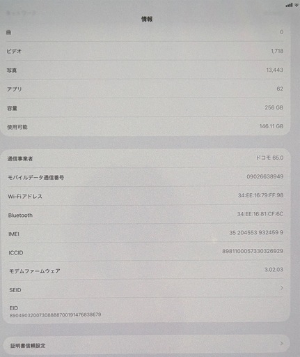 iPad Pro M4 256GB セルラーモデル +おまけおまけ
