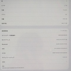 iPad Pro M4 256GB セルラーモデル +おまけおまけの画像