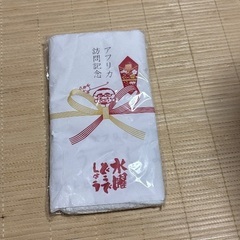 水曜どうでしょうアフリカ訪問記念タオルと一生どうでしょうしますの画像