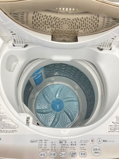 【トレファク高槻店】安心の6ヶ月間保証！取りに来られる方限定！TOSHIBA（東芝）の全自動洗濯機のご紹介です！