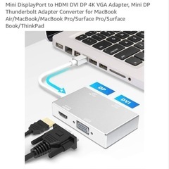 Mini DisplayPort の変換アダプターの画像