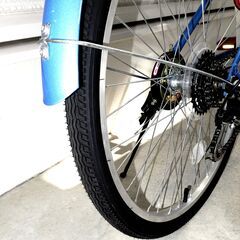 きれいな折りたたみ自転車の画像