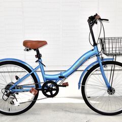きれいな折りたたみ自転車の画像