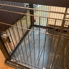 犬のケージの画像