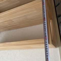 木製三段ラックの画像