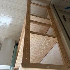 木製三段ラックの画像