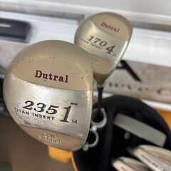 レディース右利き用 ゴルフクラブセット キャディバッグ・ヘッドカバー付 ドライバー アイアン5〜9 P S フェアウェイ 練習用中古 傷汚れあり ジャンク扱いの画像