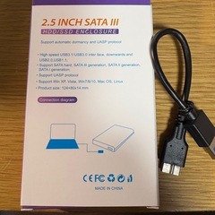 ポータブルハードディスク USB3.0 1TB ➁ 使用時間約460時間の画像