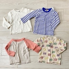 80-90 長袖シャツ　長ズボン　セットの画像