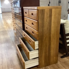チェスト6段　【町田市再生家具】　251891の画像