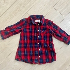 80-90 長袖シャツ　長ズボン　セットの画像