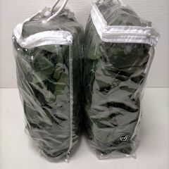 [山善] リーフラティス 約100×200cm ソフトネットタイプ 目隠 装飾 フェイク ベランダ テラス グリーンフェンス グリーンカーテン 日差し 簡単設置 日よけ 日除け フォレストグリーン LLS-12C(FG) ✕ ２個セット251001-2Tの画像